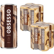 Obsesso Latte Soğuk Kahve 250 ml x 8 Adet