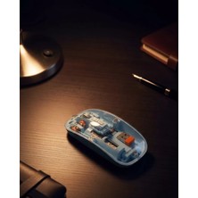 Hobilinka 800 1600 Dpı Ayarlanabilir Mavi Kablosuz Mouse Pilli