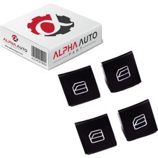 4 Adet Mercedes B Class (2005-2011) Için Cam Düğmesi Kapağı