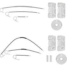 Land Rover Freelander 1 Için Ön Kapı Cam Tamir Takımı-Sağ-Sol-Set
