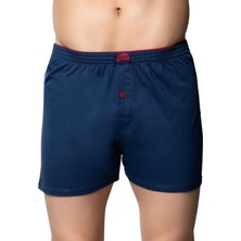 3'lü Erkek Havlu Bel Rahat Kesim Pamuk Boxer-Gümüş 4020