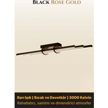 Enzo Light Cosmo Rose Gold 4000K LED Tavan Avize – Kumandalı Dim Edilebilir – Aşağı Işık