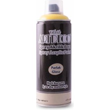Artdeco 130 Akrilik Sprey Boya 400 Ml Açık Sarı