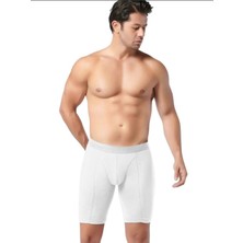 Gümüş 6'lı Erkek Uzun Likralı Boxer