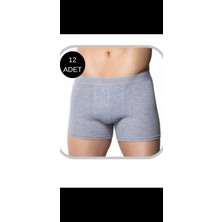 Gümüş Erkek Likralı Boxer 4018 12’li Paket