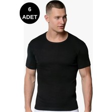 Gümüş Spor Kollu Sıfır Yaka Fanila 6’lı Paket 4050