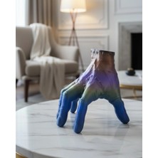 Cansa 3D Multicolor El Biblo 27X22 cm Sanatsal ve Dikkat Çekici Dekor