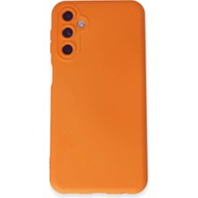 Sh Ticaret Galaxy M34 5g Kılıf Nano Içi Kadife Silikon - Turuncu