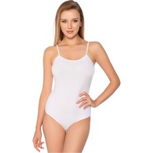 Gümüş 12'li Kadın Ip Askı Çıtçıtlı Body
