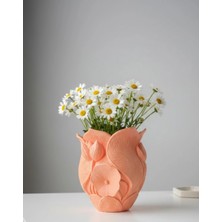 Cansa Turuncu Çiçek Vazo