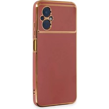 Sh Ticaret Poco M5 Kılıf Volet Silikon - Kırmızı