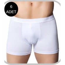 Gümüş Erkek Likralı Boxer 4018 6’lı Paket