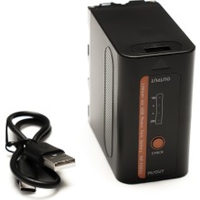Sanger NP-F970 Type-C Girişli USB Çıkışlı Sony Kamera Batarya 24FİLM