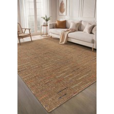 Pera Halı Kahve Sisal Renkli Çizgi Detaylı Halı - FM05M