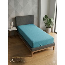Evanora Home Textile TEK KİŞİLİK %100 Pamuklu Penye Lastikli Çarşaf - Yumuşak Doku