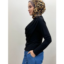 JOOQSTORE Drapeli Önü Şal Bluz