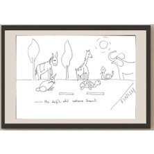 Karikatural Ceren Hancer 29X21CM Orijinal Karikatür BOD00659