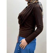 JOOQSTORE Drapeli Önü Şal Bluz