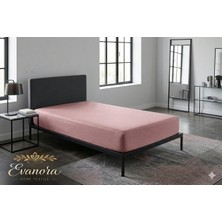Evanora Home Textile TEK KİŞİLİK %100 Pamuklu Penye Lastikli Çarşaf - Yumuşak Doku