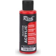 Rich Master Akrilik Boya Gelincik 120-1156 Su Bazlı Özellikli 120 Cc Profesyonel Boya