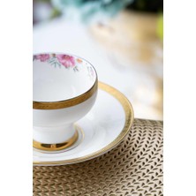 Acar HXF-06803 Daabria Kırık Beyaz 6lı Kahve Fincanı Takımı