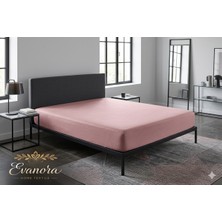 Evanora Home Textile ÇİFT KİŞİLİK  %100 Pamuklu Penye Lastikli Çarşaf - Yumuşak Doku
