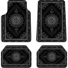 Vivica Universal Oto Halı Paspas Seti Hafif Polyester Malzemeden 4 Parça Renkli Tasarım
