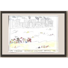 Karikatural Zehranuz Pa La 29X21CM Orijinal Karikatür BOD00821