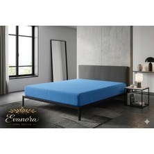 Evanora Home Textile ÇİFT KİŞİLİK Pamuklu Penye Lastikli Çarşaf - Yumuşak Doku