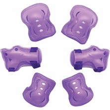 Tex Çocuk Dizlik Dirseklik Set   - Mor