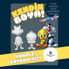 Sylvester & Tweety - Boyama Seti ve Sylvester & Tweety Figürü