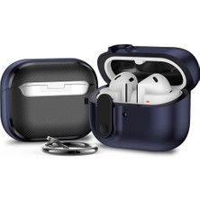 MobaxAksesuar Samsung Galaxy Buds 3 Fe / Buds 3 Pro / Buds 3 ile Uyumlu Kılıf Kilitli Tpu Premium Matte Trip Case