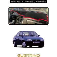 Guerrino Opel Astra F 1991-1997 Aırbagsıztorpido Koruma Halısı Siyah Kenar