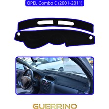 Guerrino Opel Combo C (2001-2011)TORPİDO Koruma Halısı Mavi Kenar