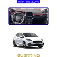 Guerrino Ford Fiesta (2020+)TORPİDO Koruma Halısı Mavi Kenar