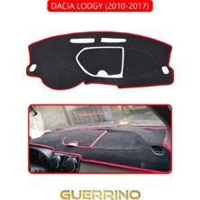 Guerrino Dacıa Lodgy 2010-2017TORPİDO Koruma Halısı Kırmızı Kenar