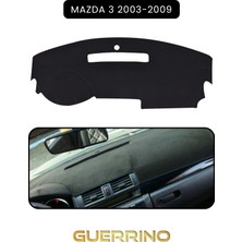 Guerrino Mazda 3 2003-2009TORPİDO Koruma Halısı Siyah Kenar