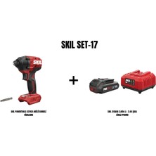 Skil Skıl Set-17 (Skıl Powertools 3211CA Akülü Darbeli Vidalama+Skıl 3136AA 2,0AH Li + 2.4A Şarj Cihazı Promo)