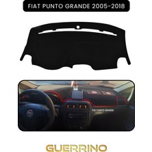Guerrino Fıat Punto Grande 2005-2018 Modellerine Uyguntorpido Koruma Halısı Siyah Kenar