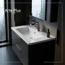 Turkuaz Seramik Cerastyle Arte Plus 55 x 36 cm Dolap Uyumlu Dikdörtgen Lavabo Şık Görünüm ve Kolay Temizlik