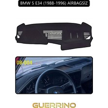 Guerrino Bmw 5 E34 1988-1996 Airbagsiztorpido Koruma Halısı Siyah Kenar