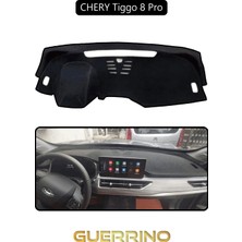 Guerrino Chery Tiggo 8 Pro Torpido Koruma Halısı Siyah Kenar