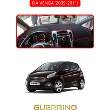 Guerrino Kia Venga 2009-2011TORPİDO Koruma Halısı Kırmızı Kenar