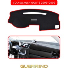 Guerrino Volkswagen Golf 5 (2003-2009)TORPİDO Koruma Halısı Kırmızı Kenar
