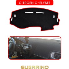 Guerrino Cıtroen C-Elysee - Peugeot 301 Uzuntorpido Koruma Halısı Kırmızı Kenar