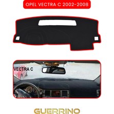 Guerrino Opel Vectra C 2002-2008 Torpido Koruma Halısı Kırmızı Kenar