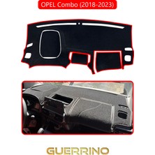 Guerrino Opel Combo 18+ (2018-2023)TORPİDO Koruma Halısı Kırmızı Kenar