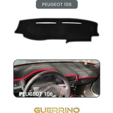 Guerrino Peugeot 106 Torpido Koruma Halısı Gri Kenar