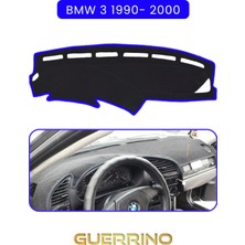 Guerrino Bmw 3 1990-2000TORPİDO Koruma Halısı Mavi Kenar