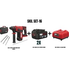 Skil Skıl Set-16 (Skıl Xp 3851JA Akülü Kırıcı Delici Çantalı+2xskıl 3104AA 4,ah Li Batarya Promo+Skıl 3122AA 2,4 A Şarj Cihazı)